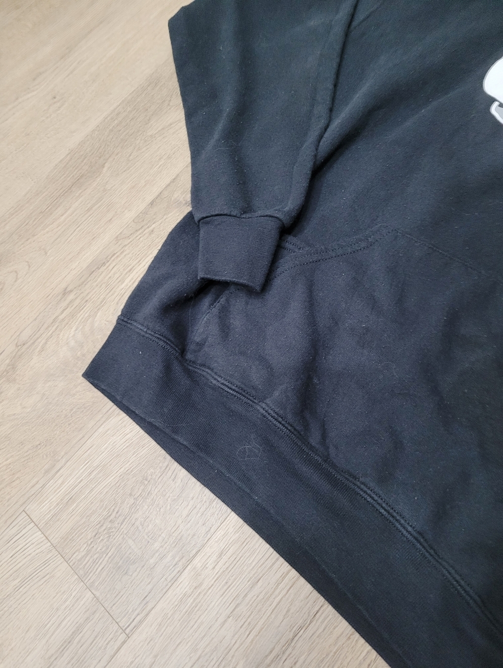 Vintage Ohio Graphic Black Hoodie Top Size: Large - Picture 4 of 7